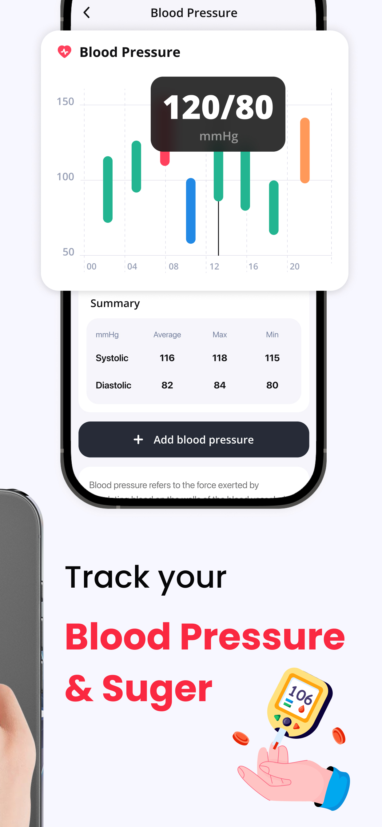 Blood pressure tracking