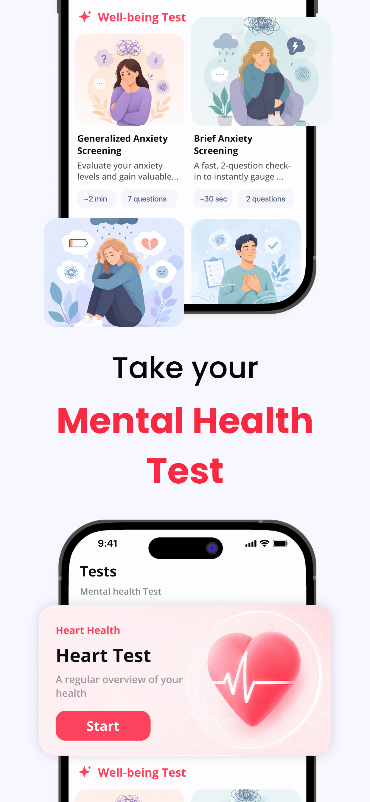 Mental health tests